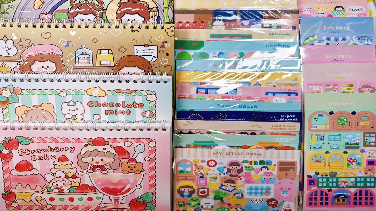 🎀恰恰の手帳 開箱 👑手帳拼貼 沉浸式 白噪音 聲控 手帳教學 ASMR