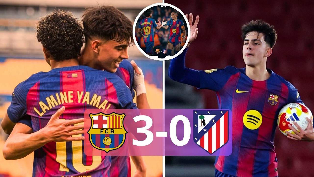 BARÇA 3-0 ATLETICO.RESPECTABLE! BERNAL AU TOP! YAMAL ET PEDRI EN FORME.