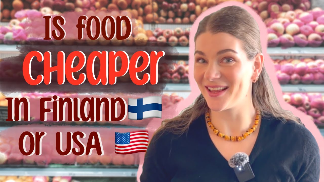 How Expensive Is Finland Really? Grocery Prices Compared to the USA 🇫🇮 vs 🇺🇸 2025