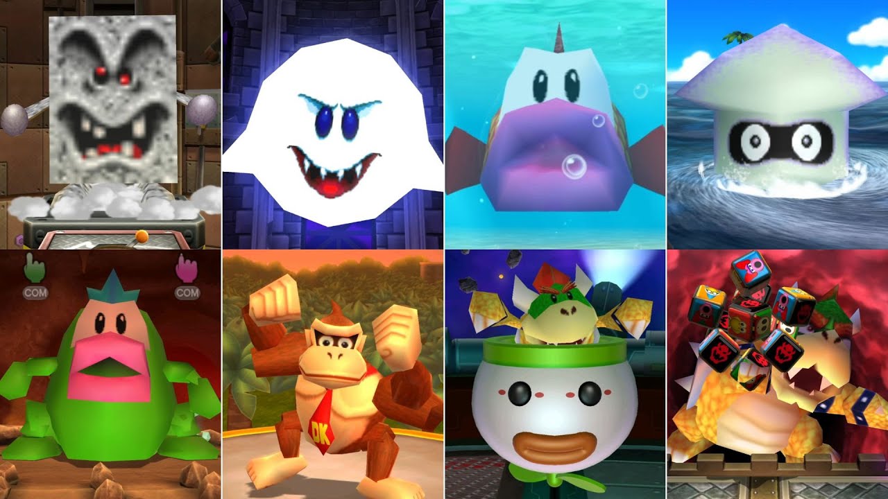 If 8 Bosses Had N64 Models In Mario Party 9