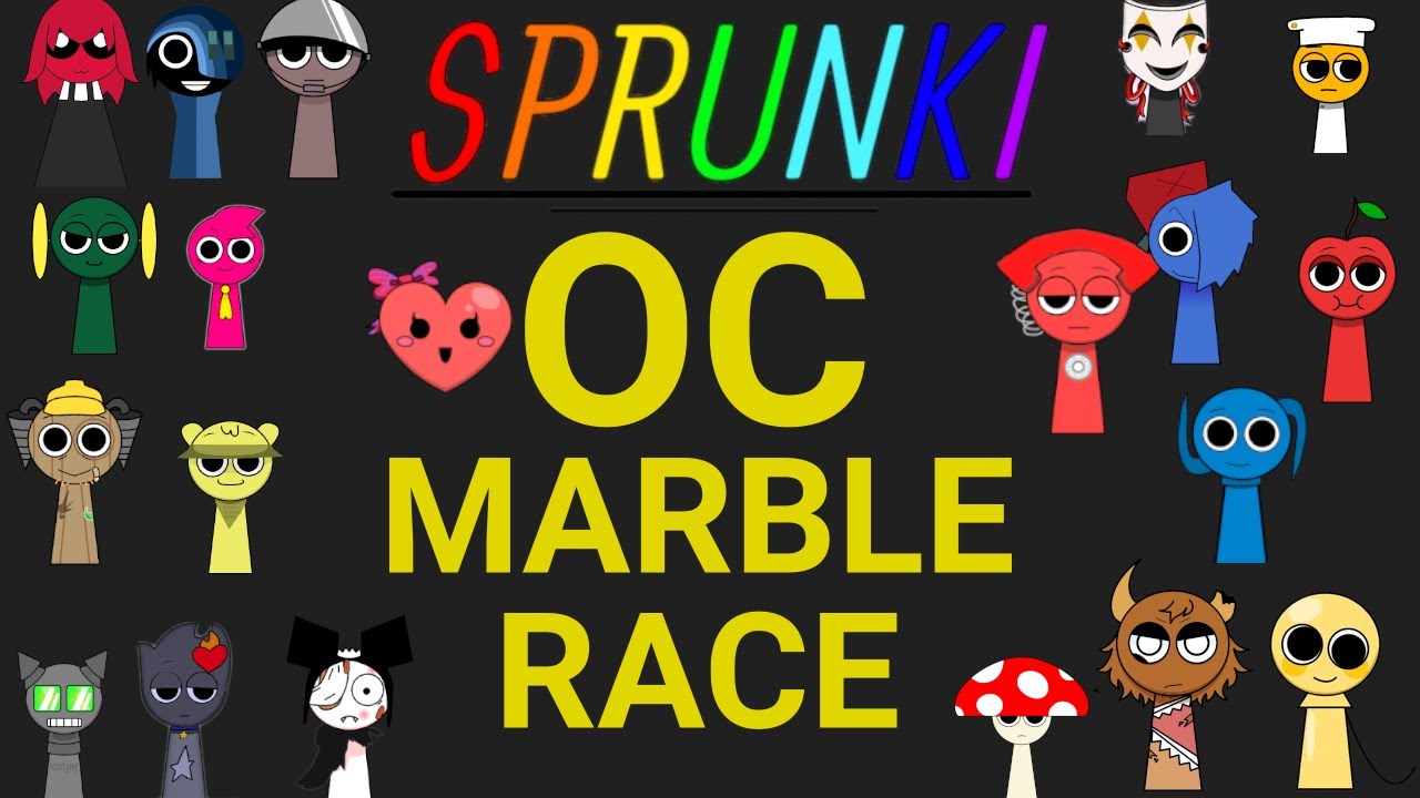 SPRUNKI OC - Marble Elimination Race