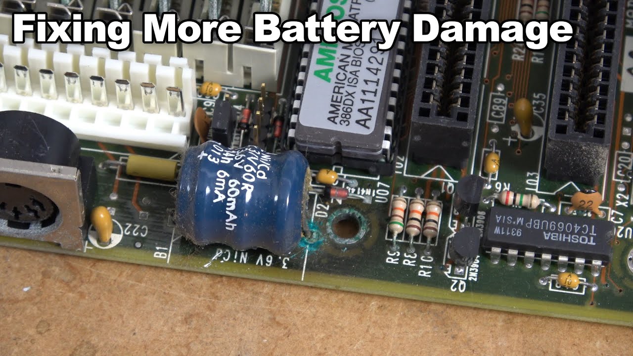 Magitronic MiniTower 386/40Mhz Motherboard and Case Repair - Resto Project (Part 2)
