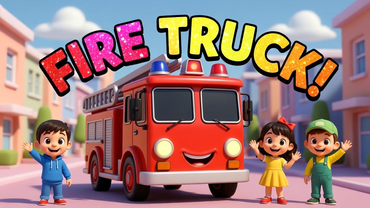 Fire Truck I Kids Song I King Nursery Rhymes