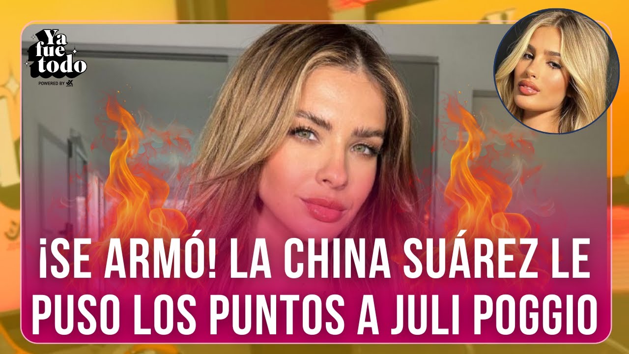 LA CHINA SU&Aacute;REZ APUNT&Oacute; CONTRA JULI POGGIO: LIZARDO PONCE ROMPI&Oacute; EL SILENCIO