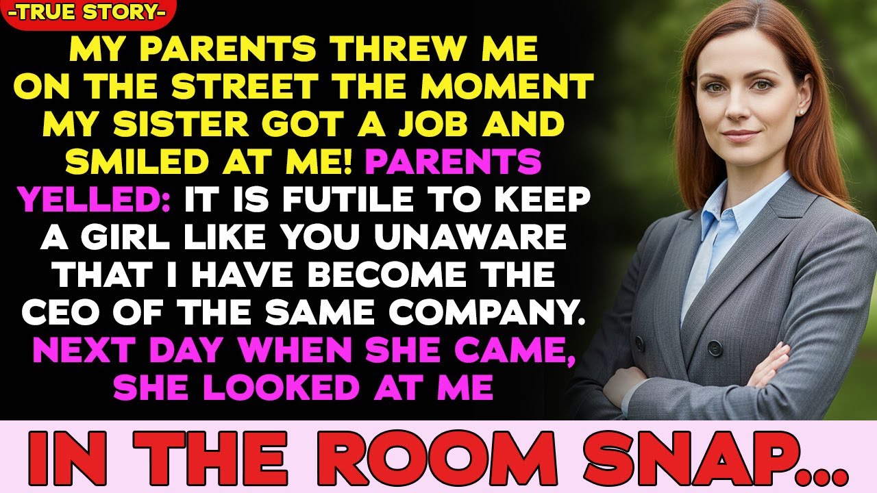 My Parents Kicked Me Out When My Sister Got A Job, Unaware That I’d Become The CEO Of That Company!