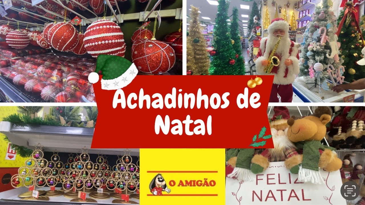 ACHADINHOS DE NATAL NA LOJA O AMIGÃO | PARTE 1 #achadinhos #oamigão  #decoraçãodenatal #natal