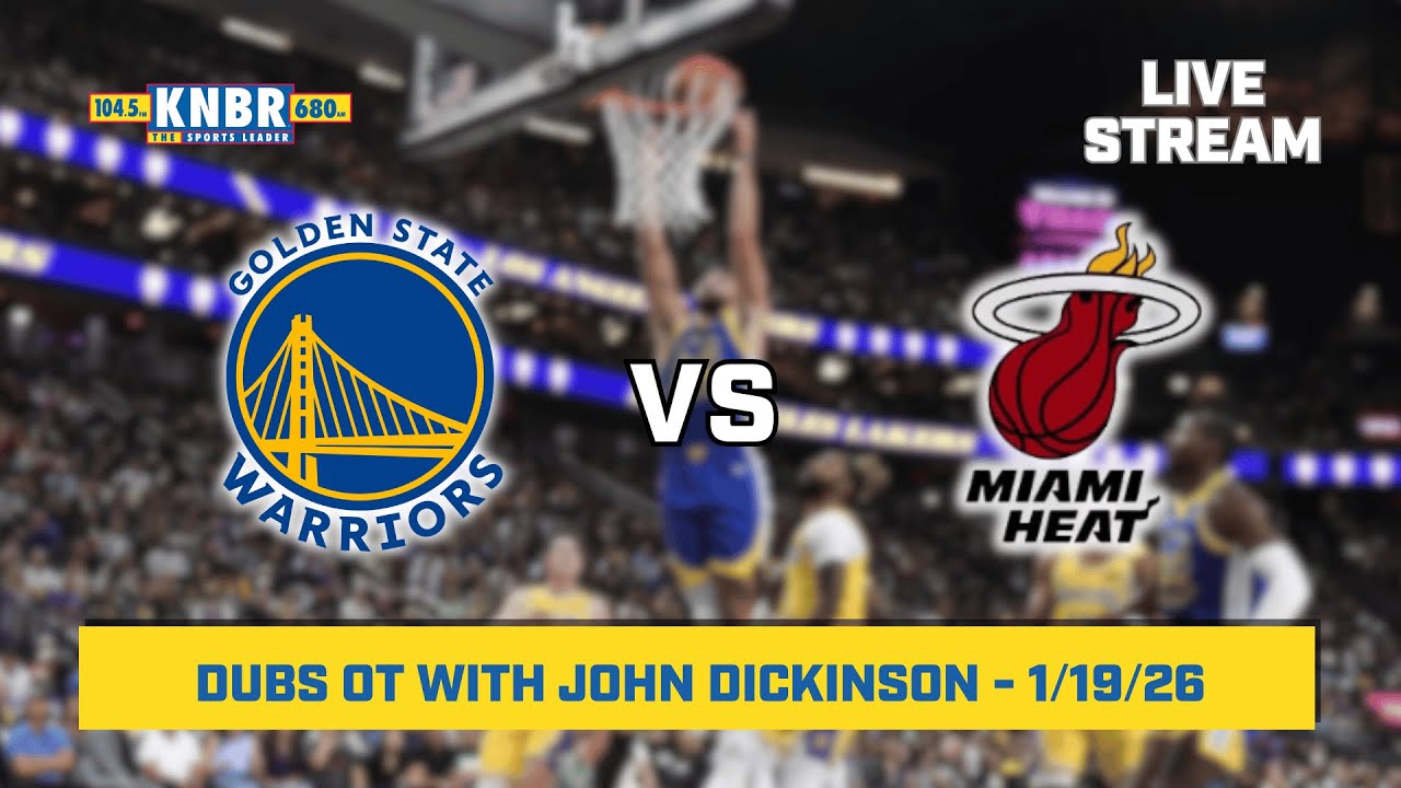 Jimmy Butler exits with injury, Warriors beat the Heat 135-112- Dubs OT w/ John Dickinson LIVE