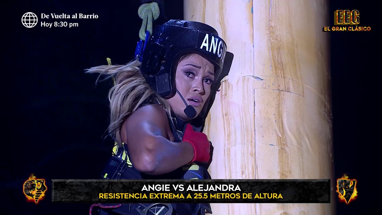 Angie Arizaga lloró desconsoladamente en pleno reto extremo de altura