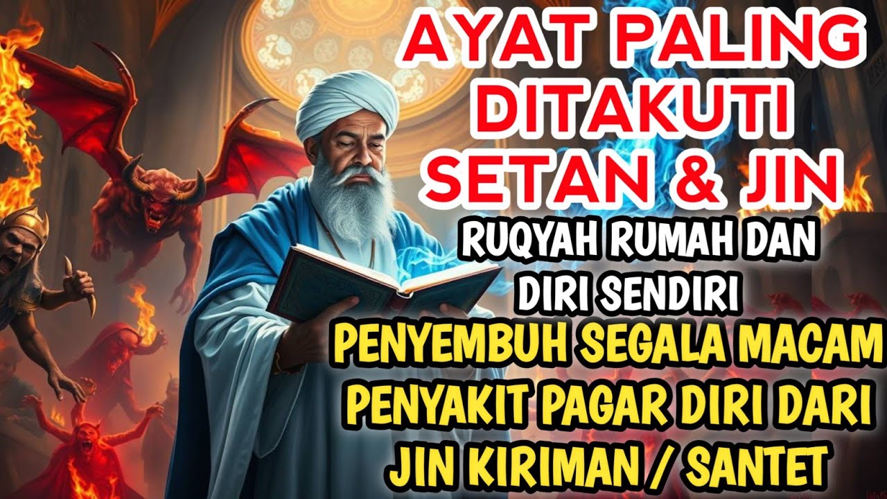 RUQYAH RUMAH PENGUSIR JIN, SETAN & SIHIR DI RUMAH & TUBUH, PENENANG HATI & PIKIRAN | ALAA AQEL