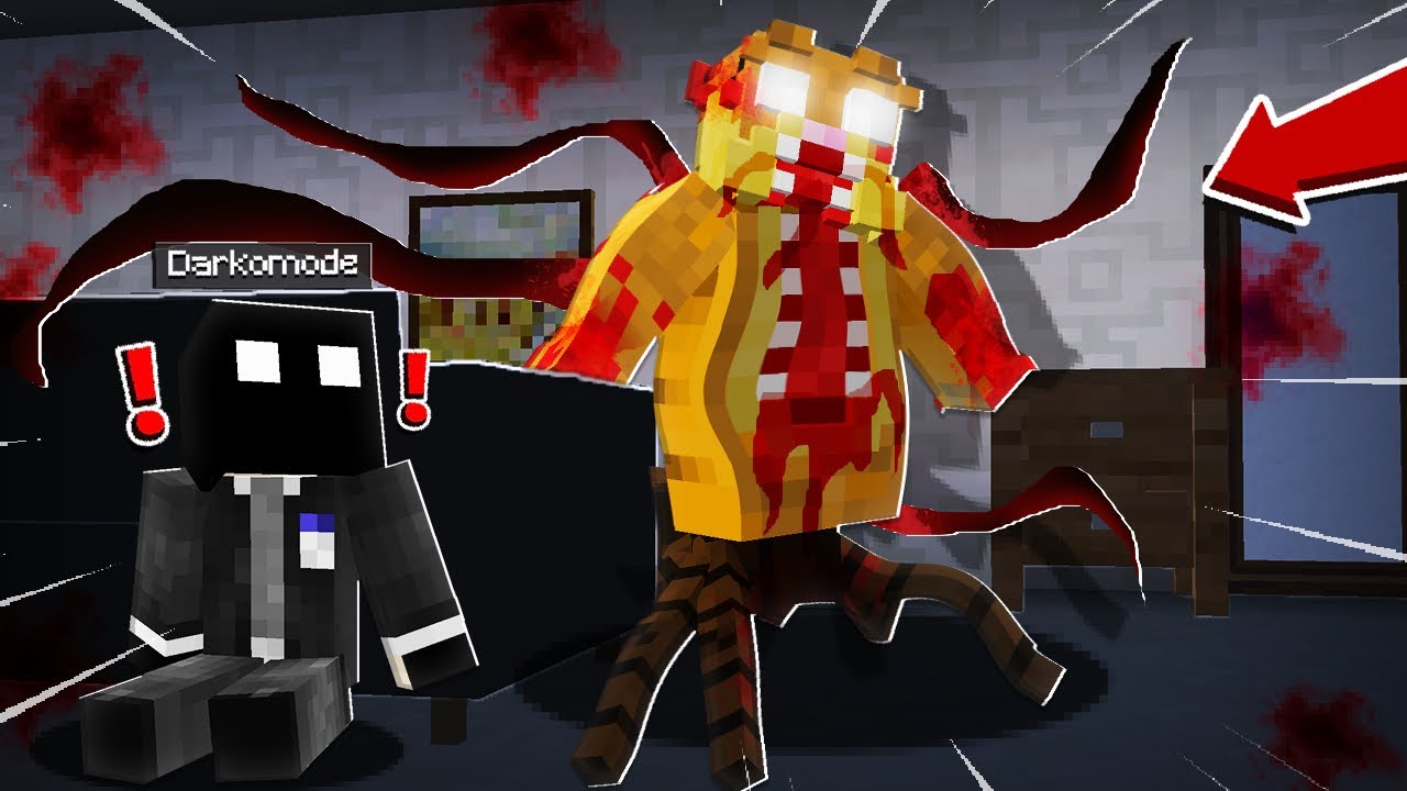SCARY GARFIELD IN MINECRAFT...