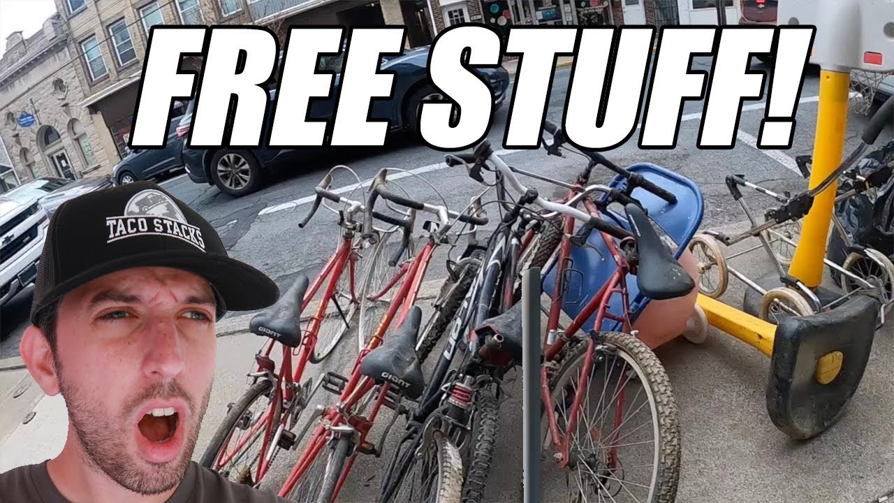 Found ENTIRE Bike Collection In The Trash! Trash Picking Ep. 416