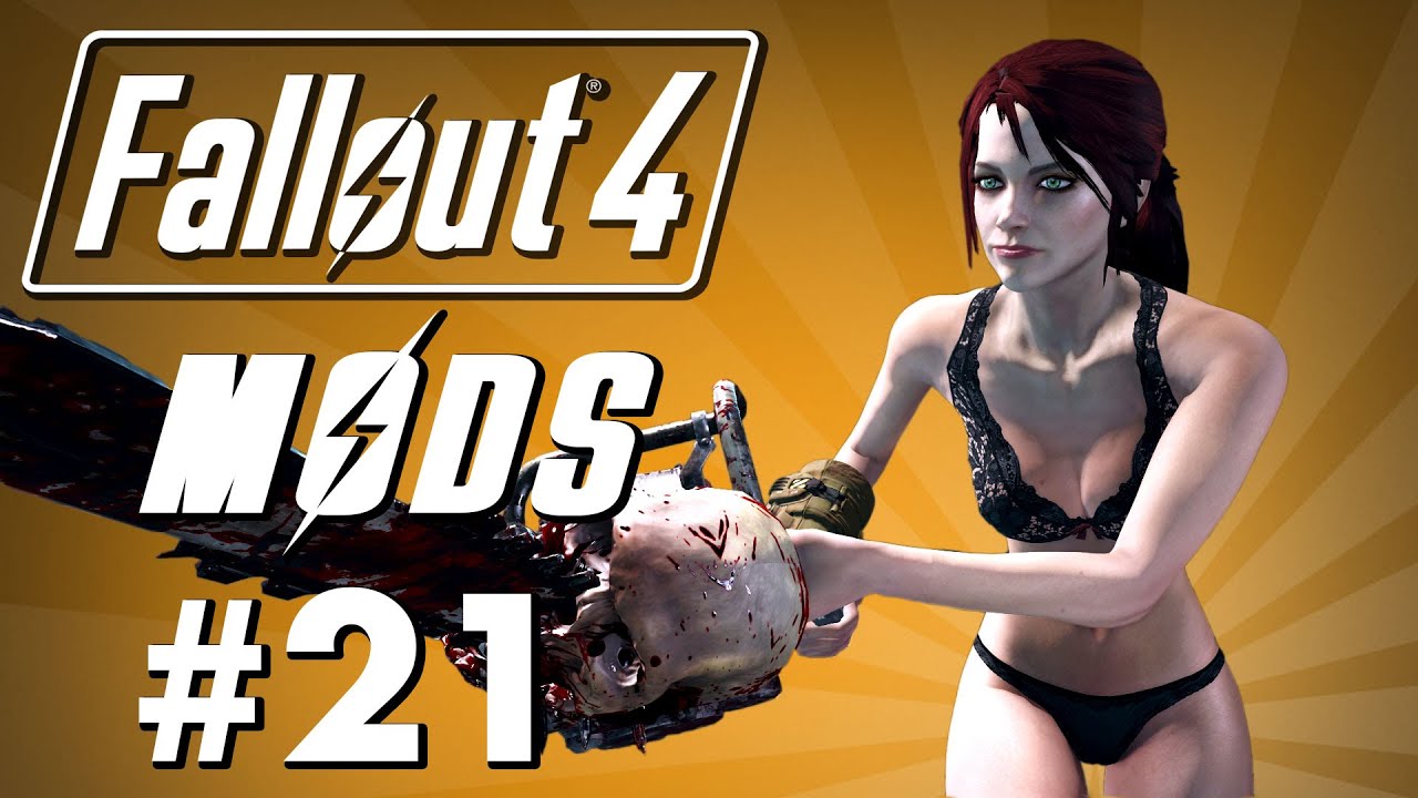 Fallout 4 Mejores Mods ep.21 | DESNUDA Y CON CHAINSAW |