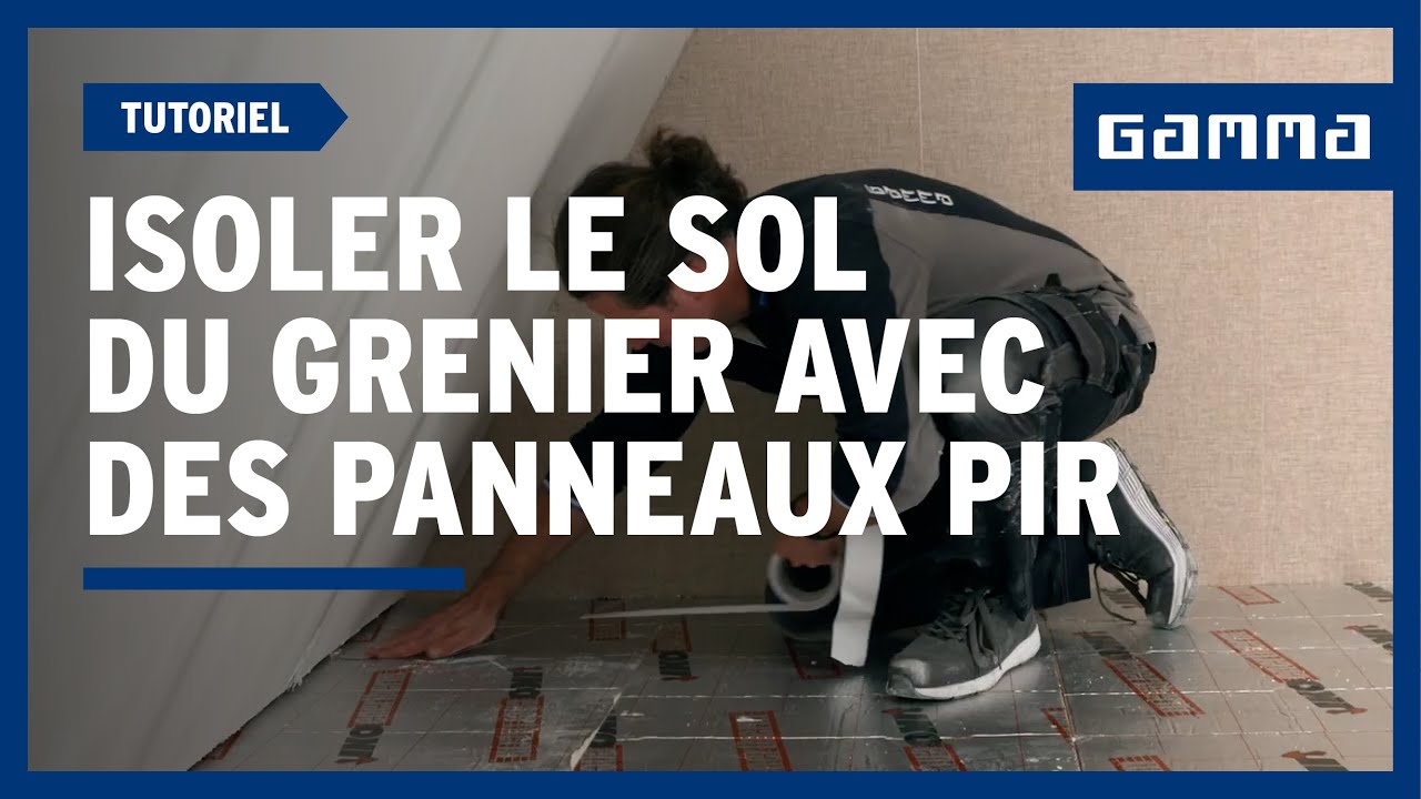 Isoler le sol du grenier avec des panneaux PIR en 4 étapes | GAMMA Belgique