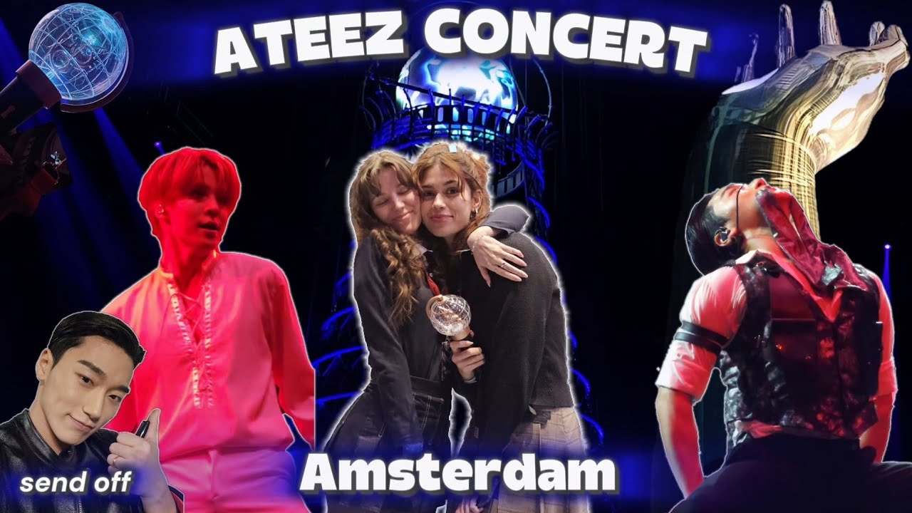 ATEEZ Concert Vlog + Send Off (Towards The Light in 4k) – Amsterdam 2025 | ATINY VLOG