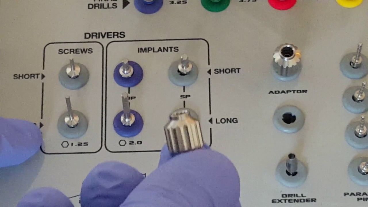 Paltop Premium Surgical  Kit:  Part 7- Implant Insertion tools and Implant Cover Screw
