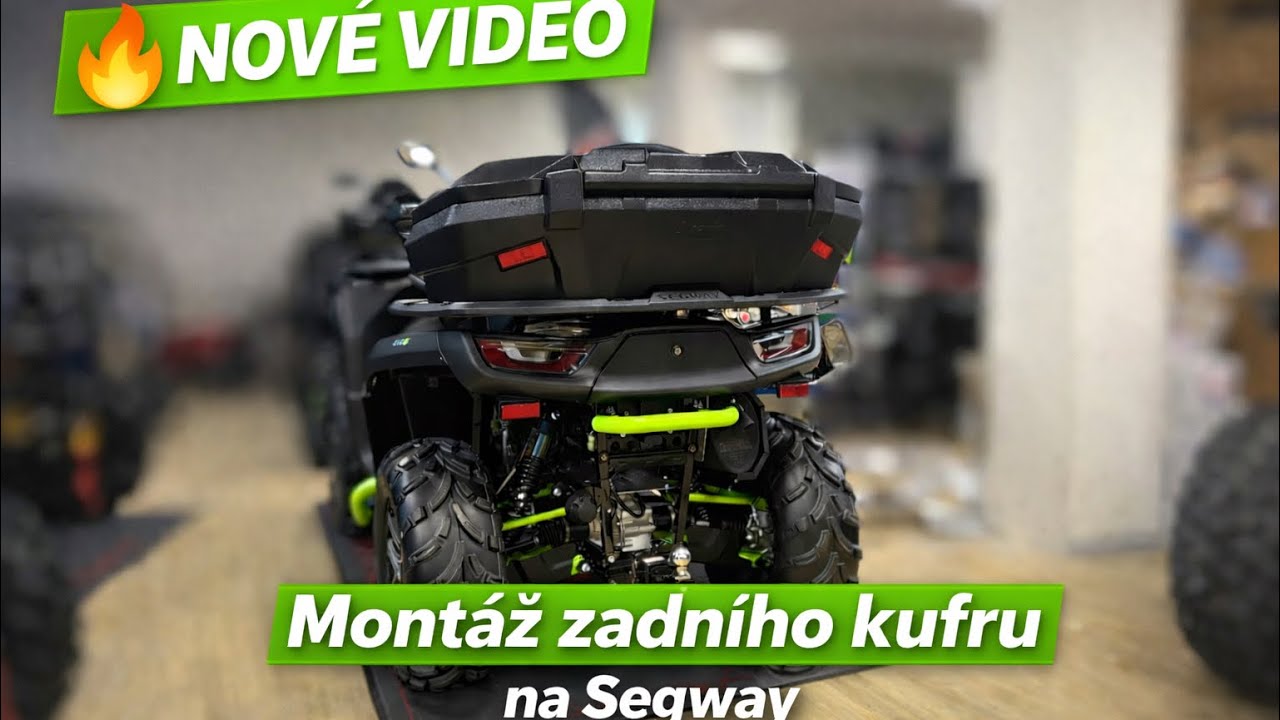 Segway AT6-montovaní kufru SHARK AX 110