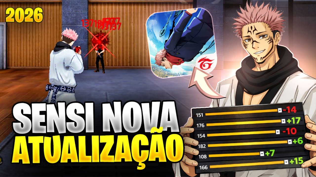 ATUALIZADA 2026! ⭐ a MELHOR SENSIBILIDADE Com e Sem DPI para SUBIR CAPA na ATUALIZA&Ccedil;&Atilde;O do FREE FIRE