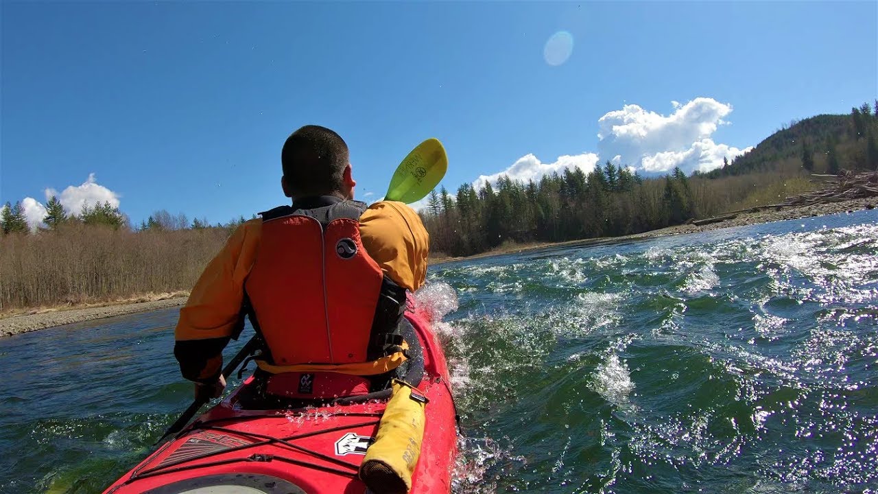 Kayaking Mayfield Lake to Tilton River, WA