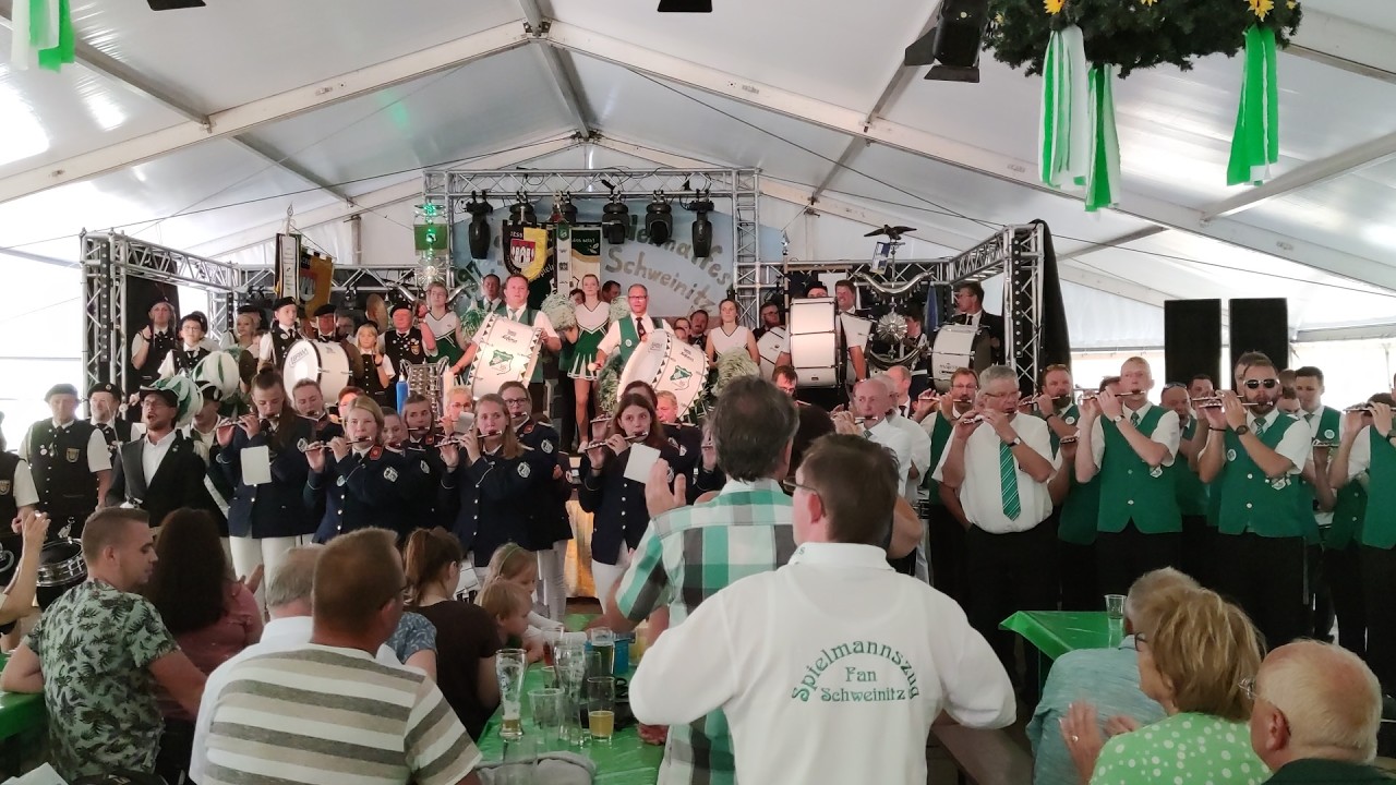 Konzert der Spielmannszüge in Schweinitz Elster 9.7.2022