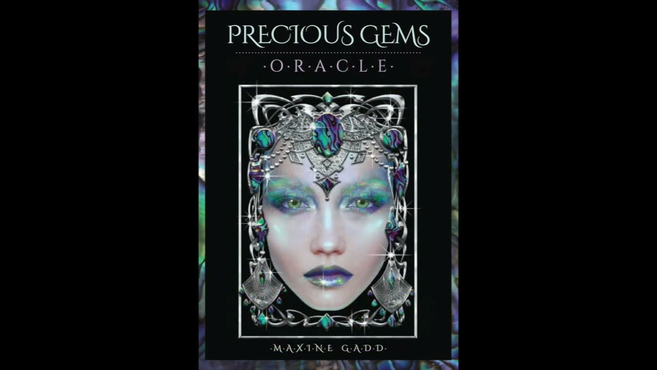 Precious Gems Oracle Cards with my publisher Blue Angel Publishing