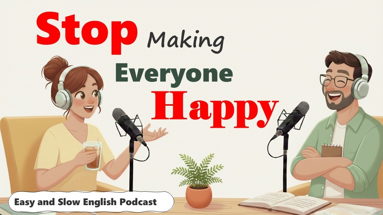 Easy English Conversation | Stop Making Everyone Happy | Daily life| Shadowing |Slow English Podcast