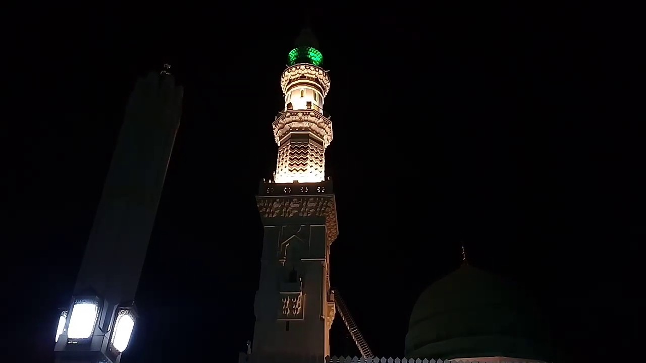 من ساحات الحرم النبوي اذان الفجر للشيخ عادل كاتب ١٩-٩-١٤٣٨ من المسجد النبوي الشريف