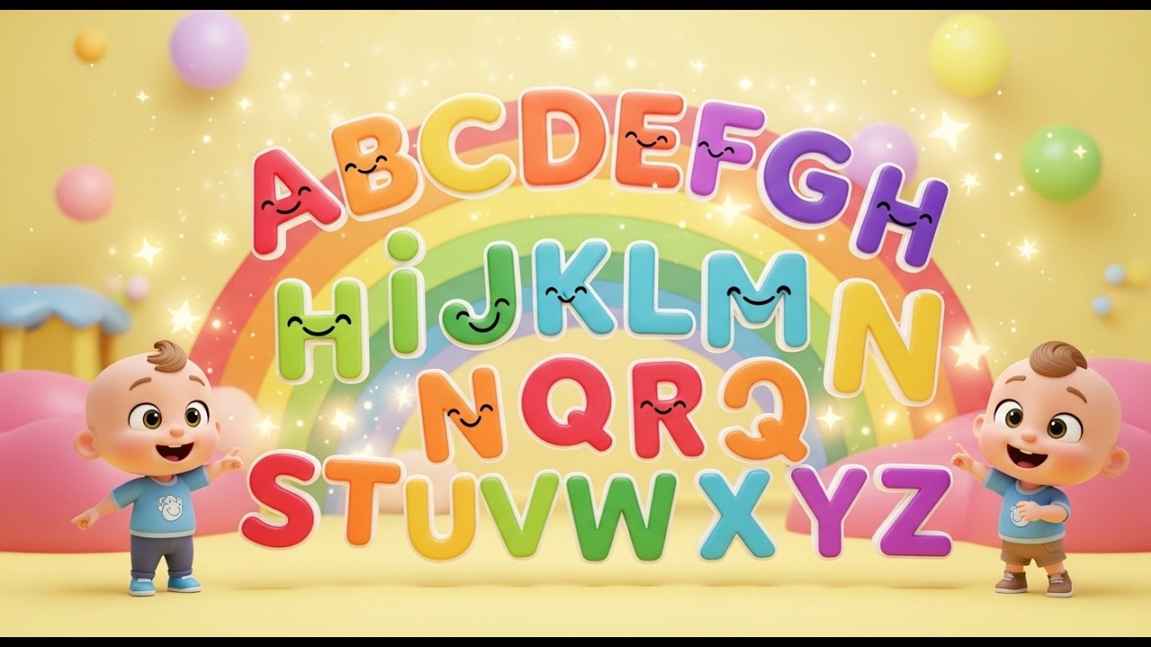 🔤 ABC Alphabet Song 🎶 Learn Letters A–Z for Babies & Toddlers | Baby Giggles TV
