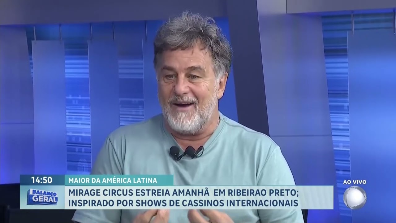 Maior circo da América Latina, Mirage Circus estreia nesta sexta (5) em Ribeirão Preto