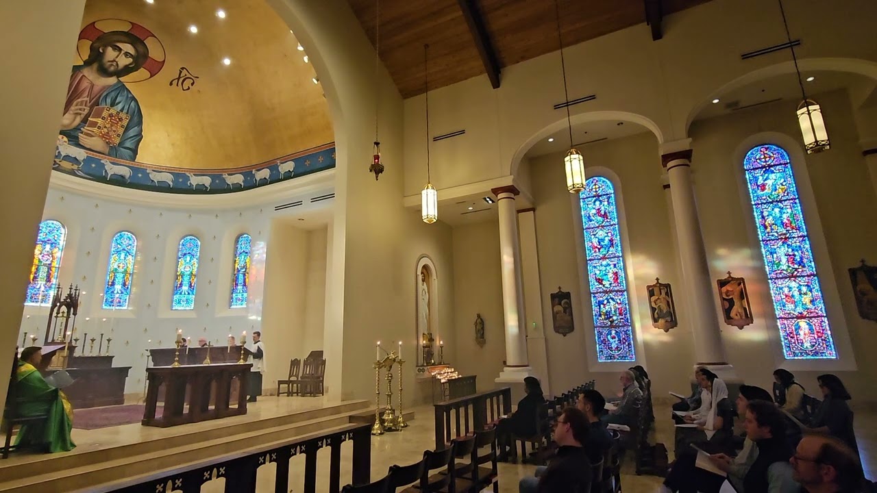 Orlando di Lasso: Intende Voci, Choral Vespers Chant, St. Louis Catholic Church, Austin, TX