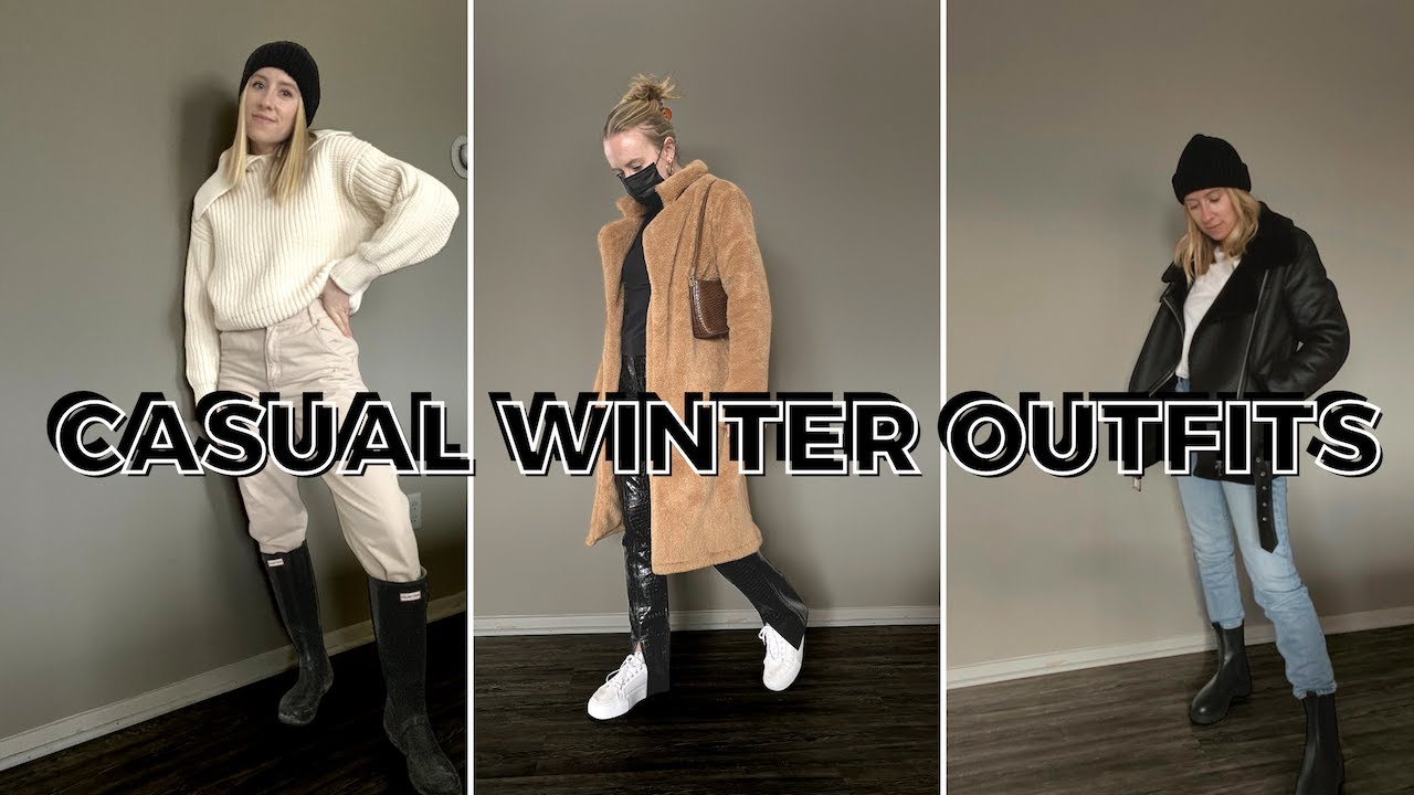 Casual Winter Outfits | Winter Lookbook 2021
