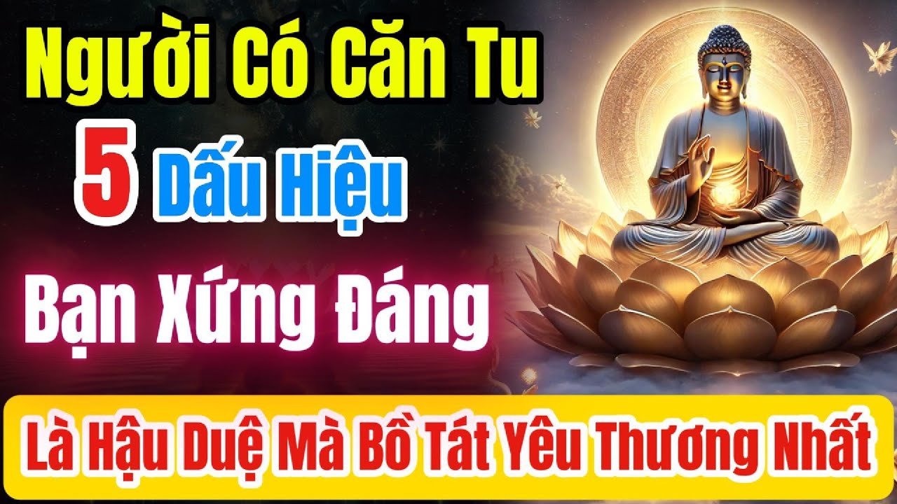 5 Dấu Hiệu Bạn XỨNG ĐÁNG Là HẬU DUỆ Mà BỒ TÁT YÊU THƯƠNG NHẤT - THẦN PHẬT Dẫn Lối Soi Tỏ Đường Đi.