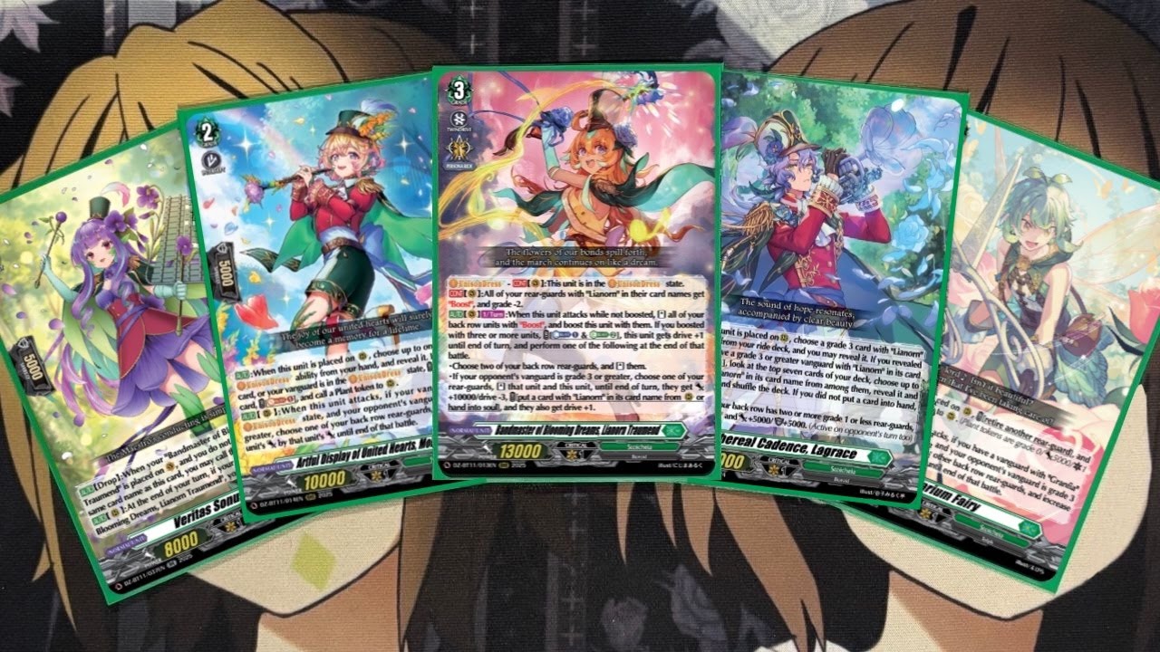Описание моей колоды Lianorn для Cardfight Vanguard после выхода дополнения Symphony of Might & B...