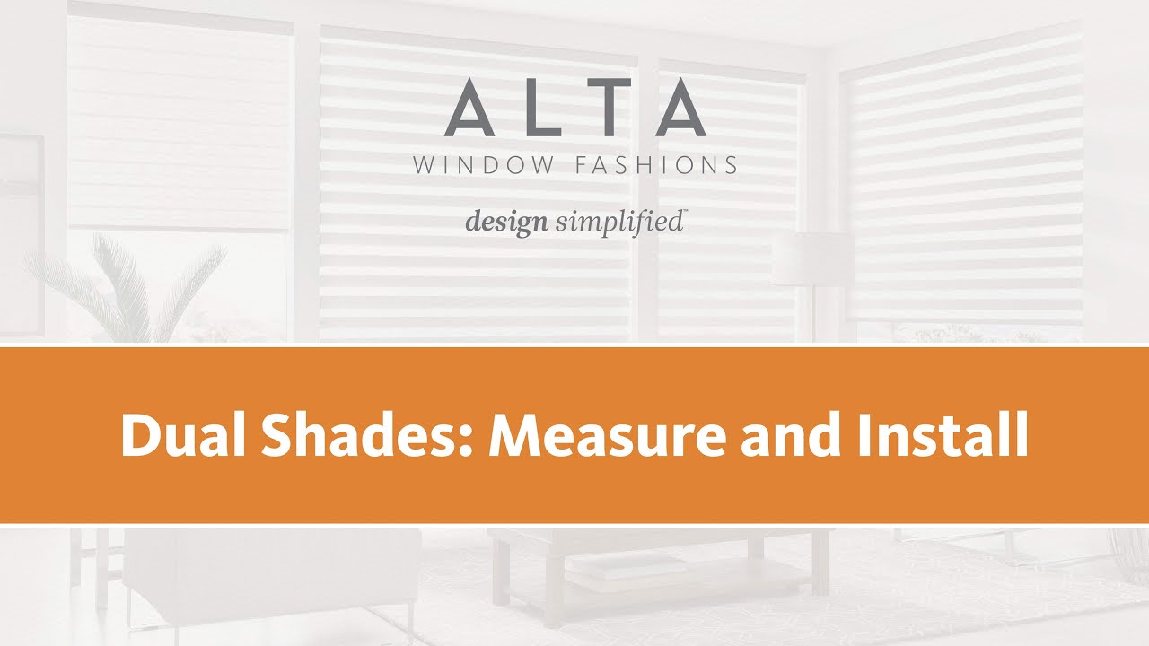 Banded Shade: Measure & Install