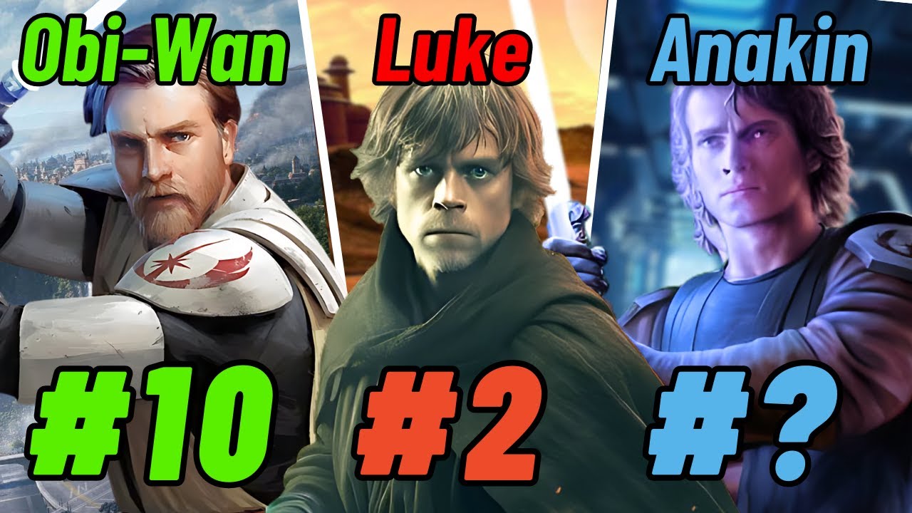 Ranking EVERY Jedi From WORST to BEST