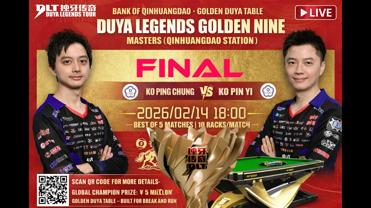 𝐊𝐎 𝐁𝐑𝐎𝐓𝐇𝐄𝐑𝐒 𝐈𝐍 𝐓𝐇𝐄 𝐅𝐈𝐍𝐀𝐋 🏆| Format: Best of 5 matches | 10 Racks / Match | KO PING CHUNG⚔️KO PIN YI