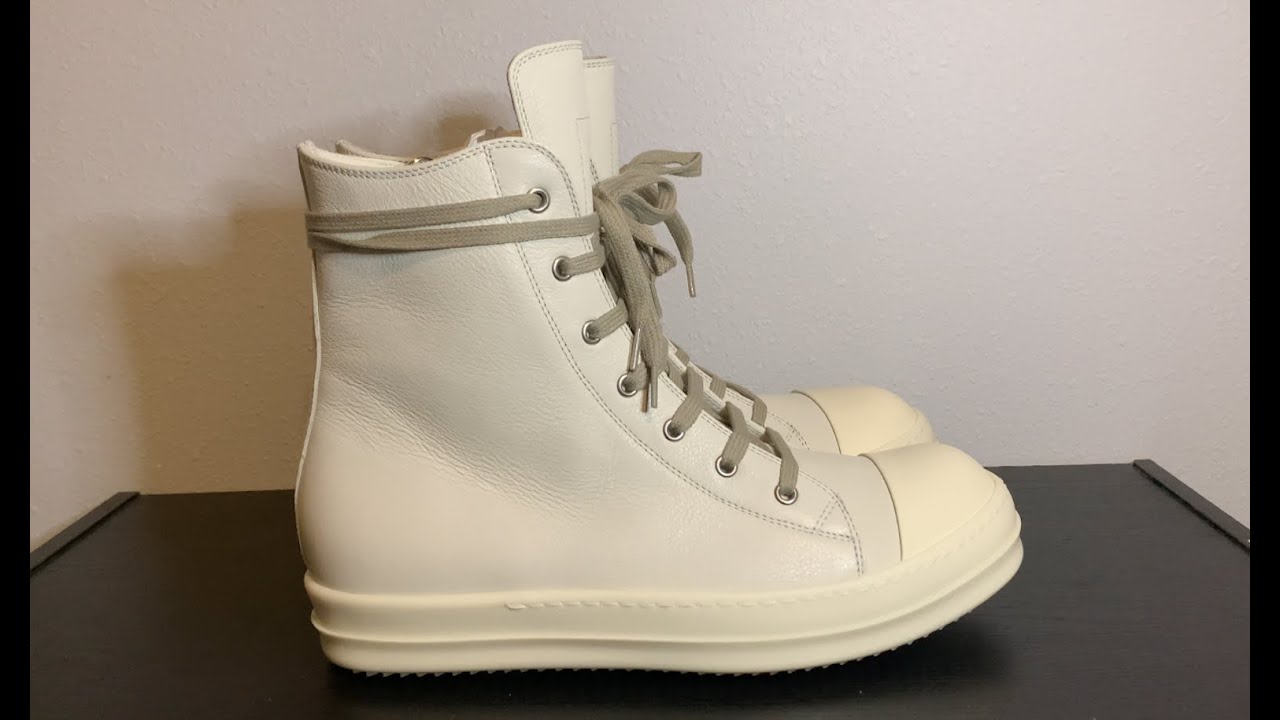 Rick Owens Milk Ramones - Quick Look + On Foot
