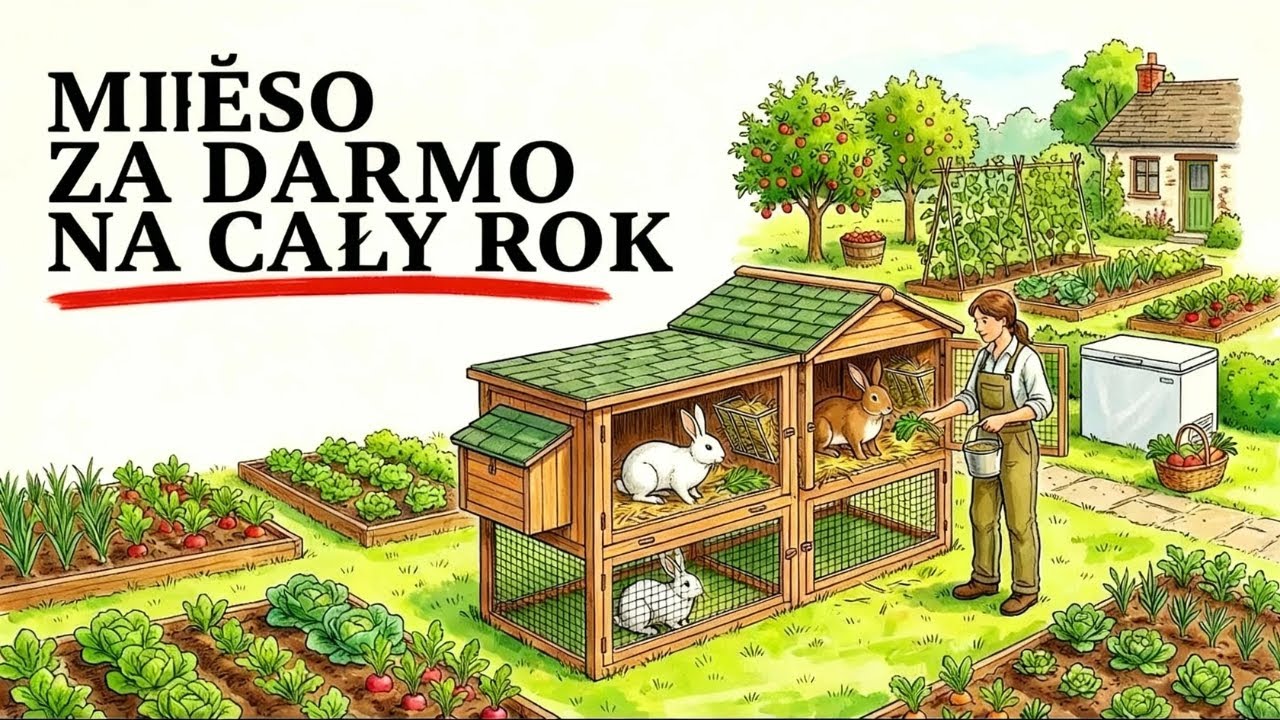 DARMOWE mięso przez cały rok: System 2 królików na podwórku, który wykarmi twoją rodzinę