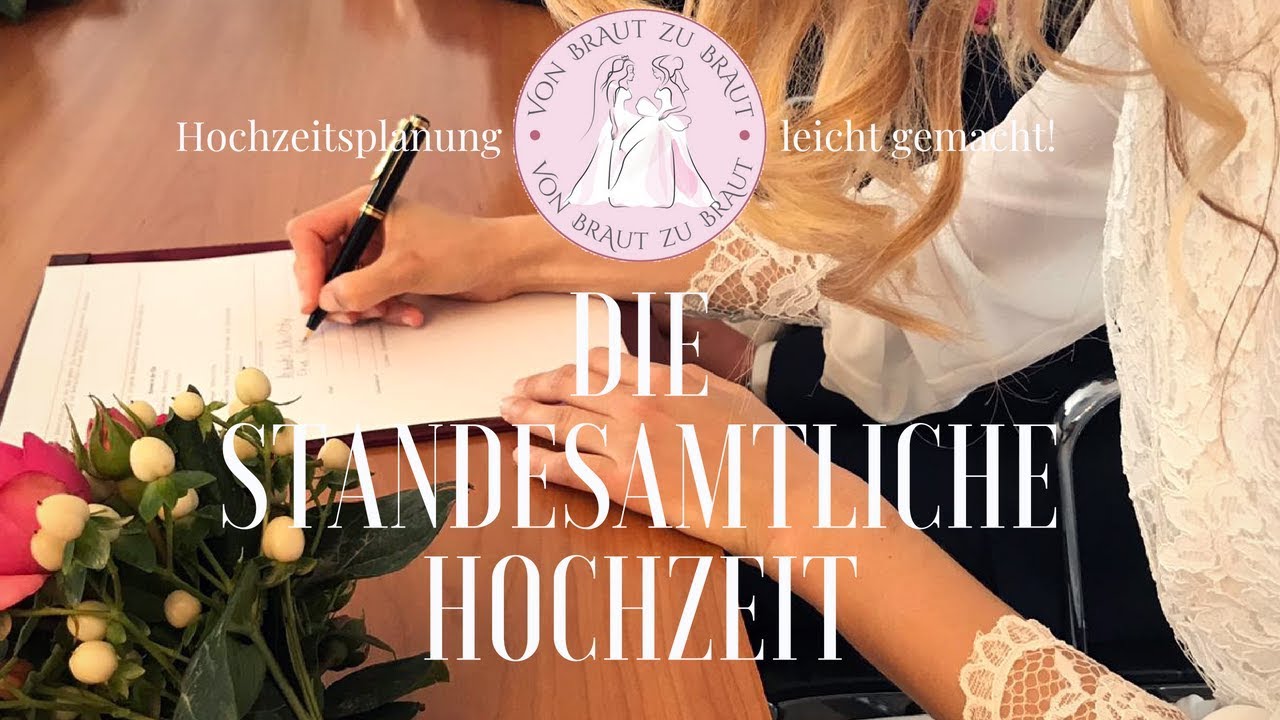 Standesamtliche Trauung/ Standesamtliche Hochzeit – Genau erklärt