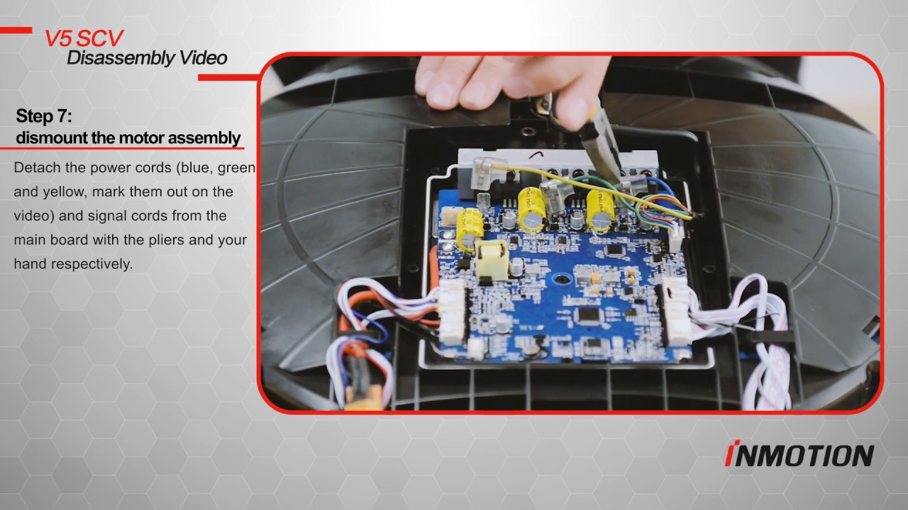 Inmotion V5F Dissembly Video for Repair & Servicing (Now with English Annotations)