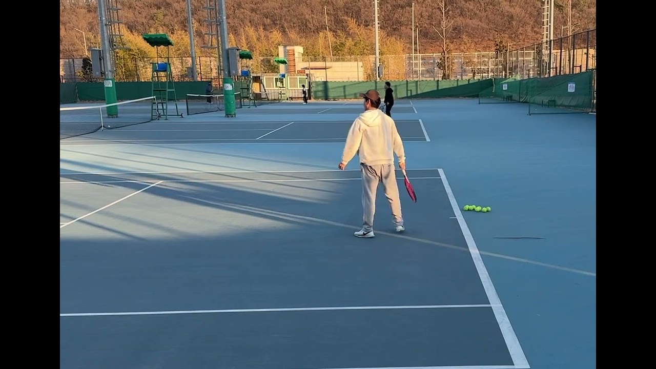 [Tennis Serve Practice] NTRP 3.0 서브 연습 (측면)
