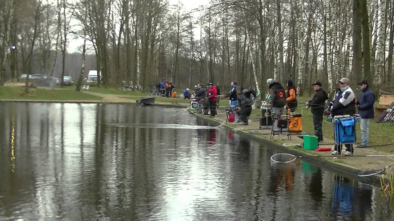 impressie van 2e wedstrijd Wintercompetitie forelvissen 2014-2015