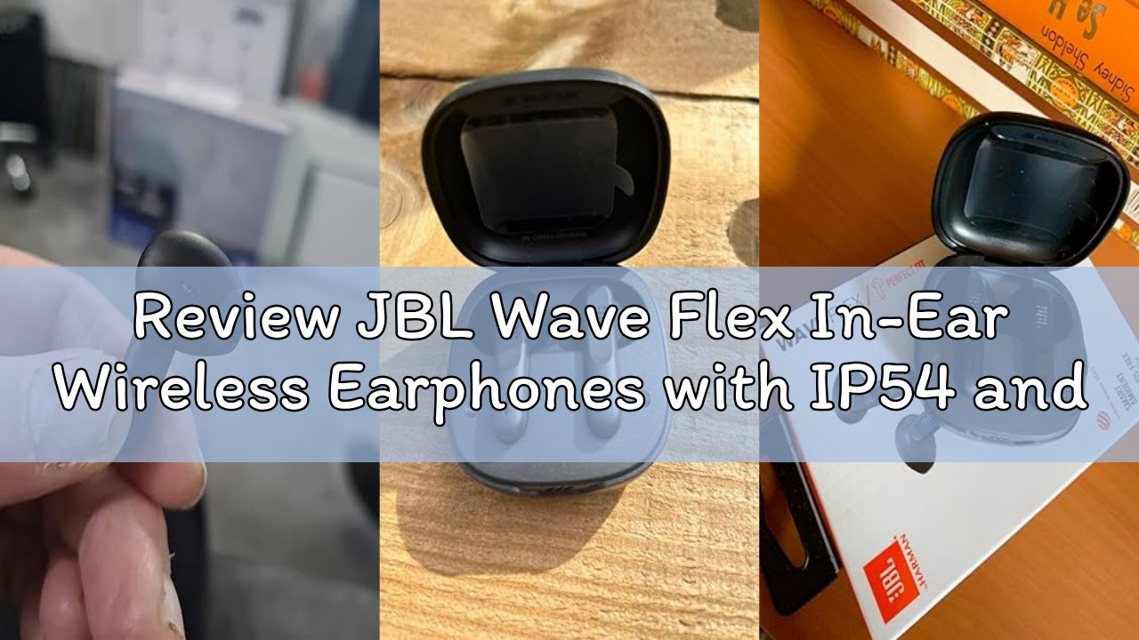 Review JBL Wave Flex In-Ear Wireless Earphones with IP54 and IPX2 Waterproofing, TalkThru and Ambien