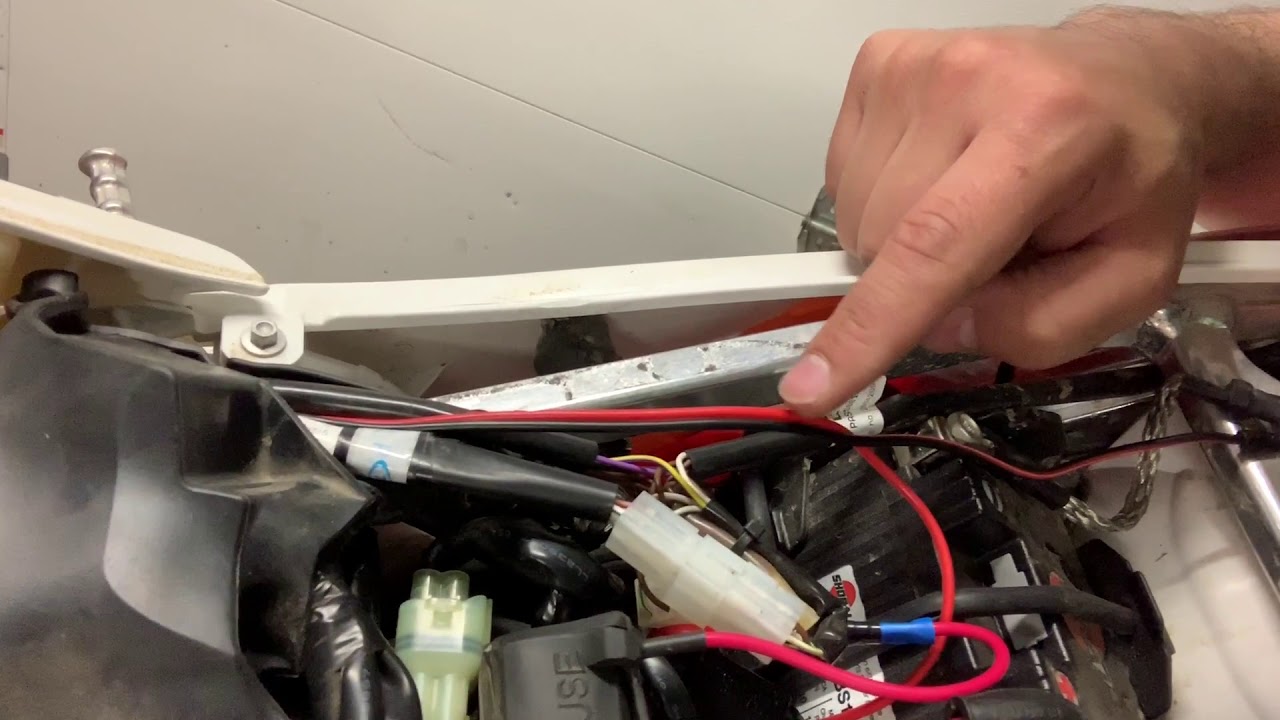 2016 KTM 350 EXC-F - How to add a USB charger that runs off of the key