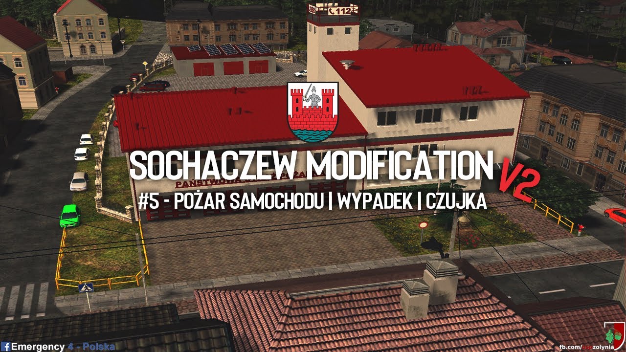 Emergency 4 | Sochaczew Modification v2 #5 - Pożar samochodu | wypadek | czujka
