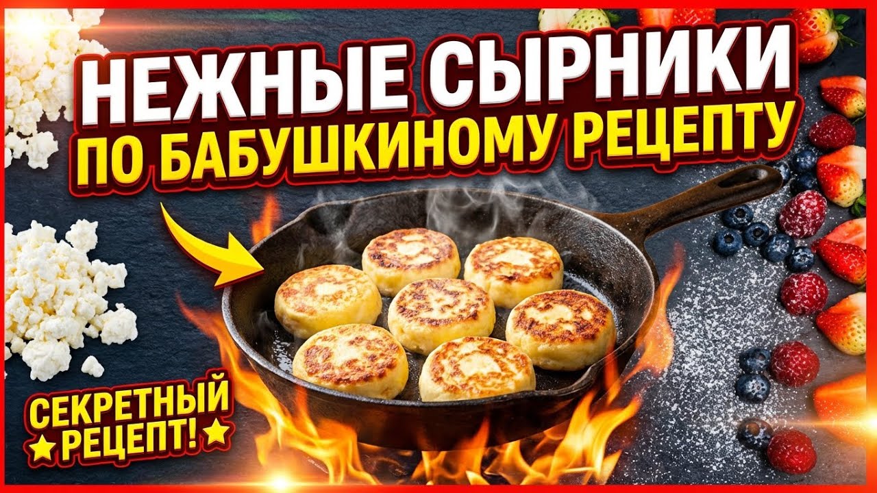 Нежные, мягкие и ароматные сырники по бабушкиному рецепту #завтрак #сырники 