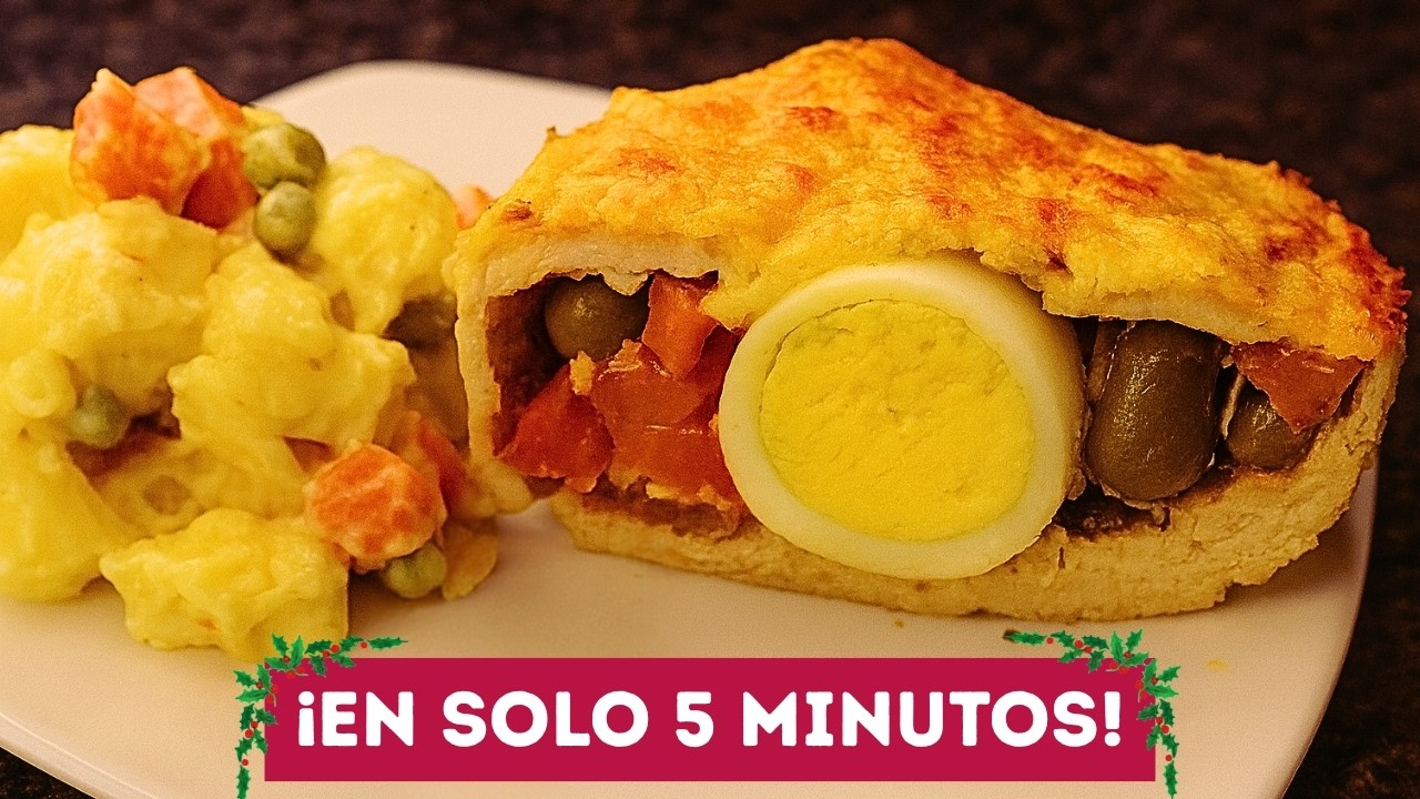 🔴El ARROLLADO DE POLLO NAVIDEÑO más SIMPLE que vas a hacer 😱✨ #arrolladodepollo #Navidad