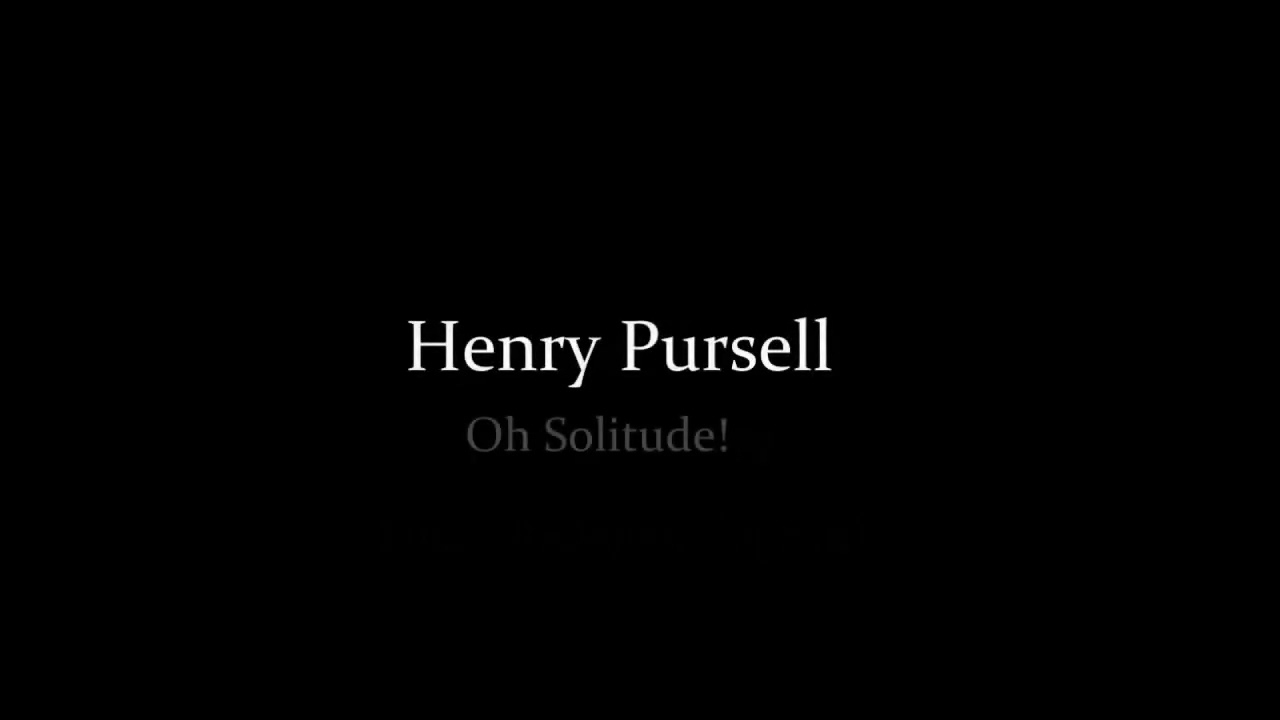 Henry Purcell: O Solitude!.. – Rustam Yavaev (countertenor), Ivan Lebedev (organ)