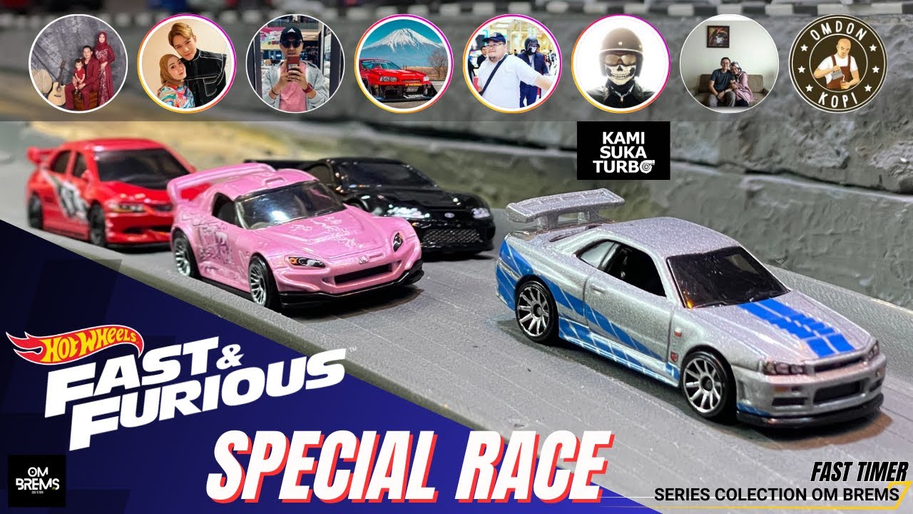 Balapan Spesial SUPER HOT (SCOB-02) BABAK Grup A dan B THE FAST AND FURIOUS @Hot Wheels @Motomobi