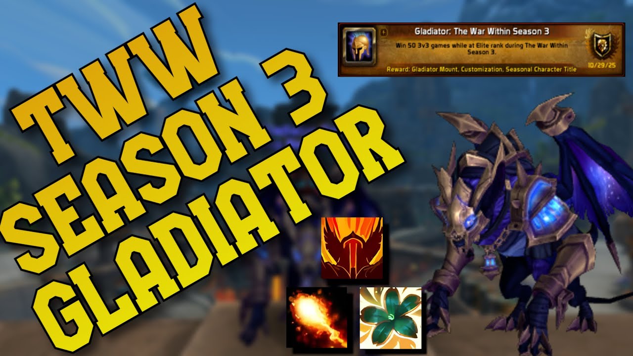 WE GOT GLADIATOR! | TTW Season 3 Fury Warrior PvP