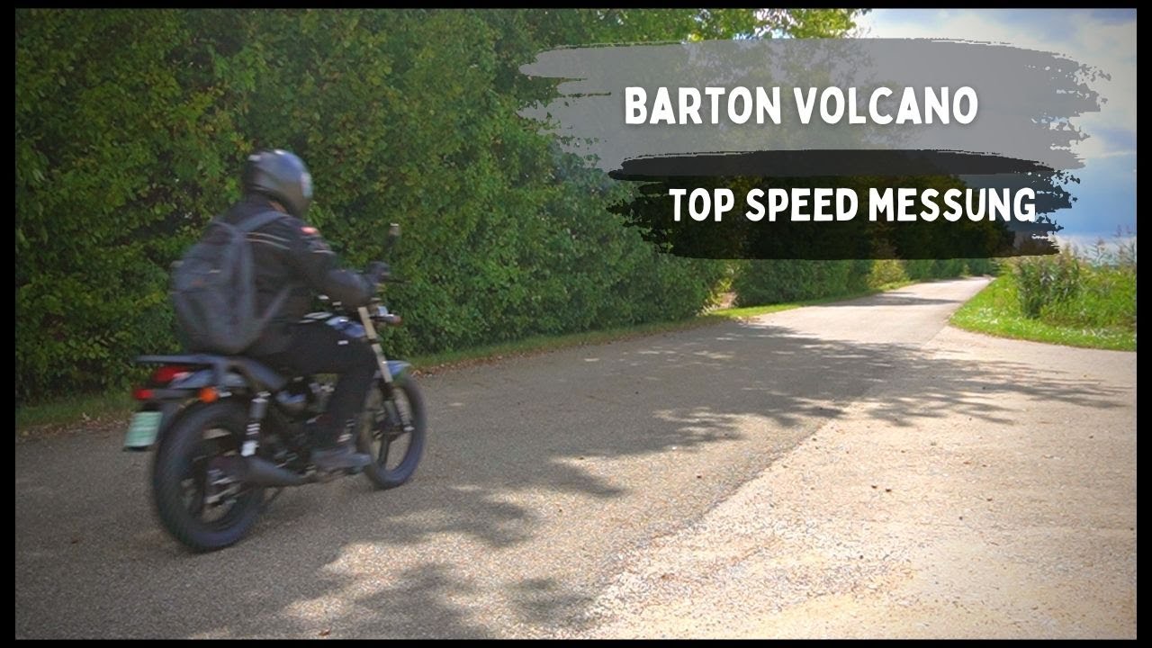 Barton Volcano - Top Speed messen mit GPS - Wie schnell ist der Polenböller Serie | Zweirad Noob